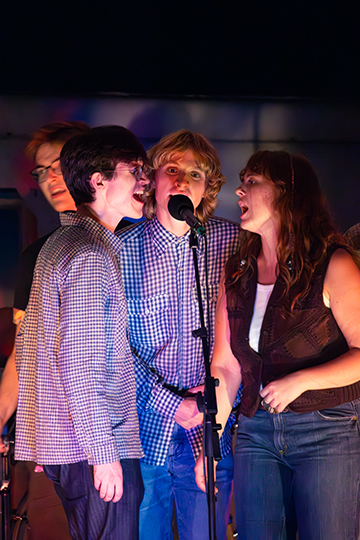 The Lost Marys during the final jam